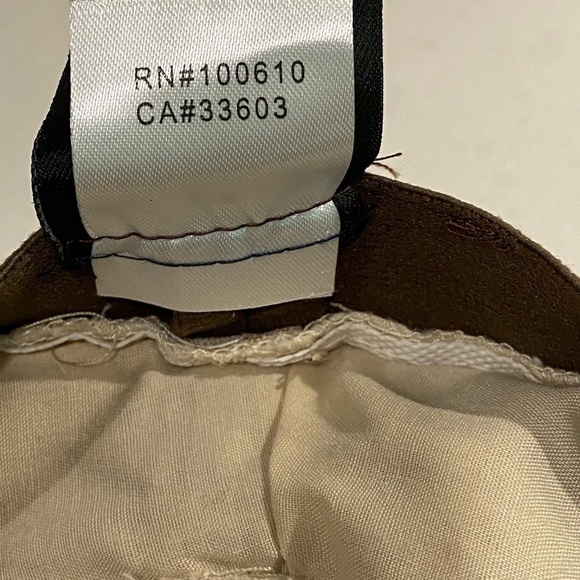 Retro 80s Hard Rock Cafe Tan Canvas Comrade Hat Newsboy Cap One Size - Picture 9 of 9